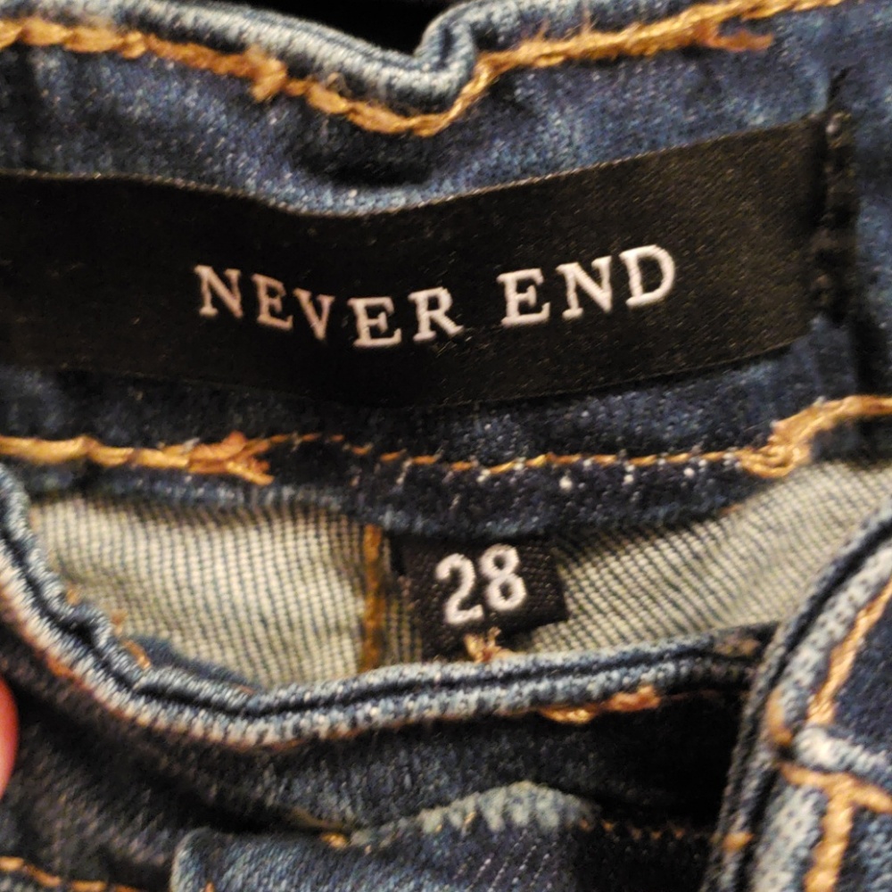 Never End Denim Jean's. Size 28